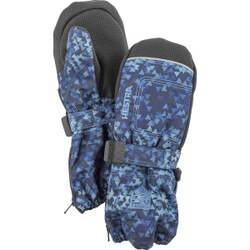 Hestra Baby Zip Long Mittens Kids' in Navy Print